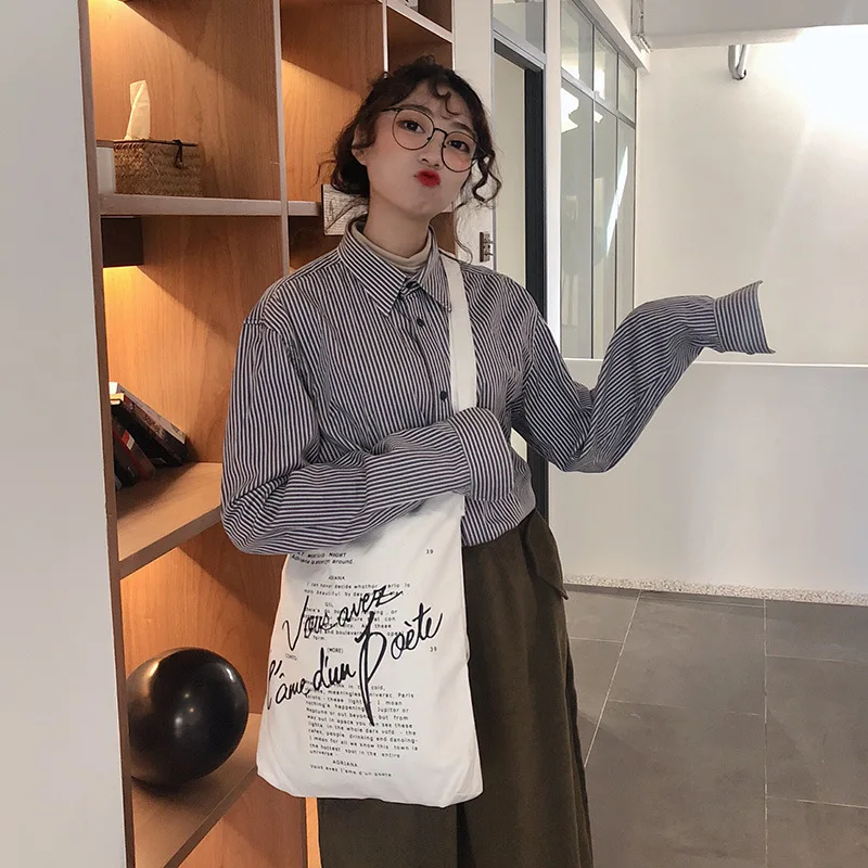 В японском стиле Mori Girl Literature And Art Одиночная сумка тканевая через плечо Южная Корея простая сумка тканевая через плечо Ulzzang Harajuku S