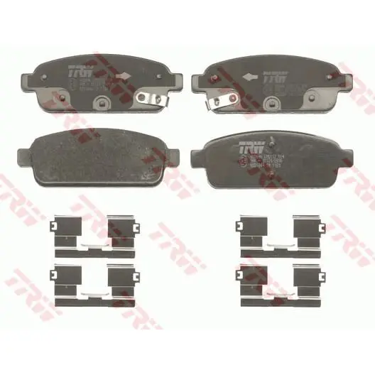 Колодки тормозные CHEVROLET CRUZE 09-/ORLANDO 11-/OPEL ASTRA J 1