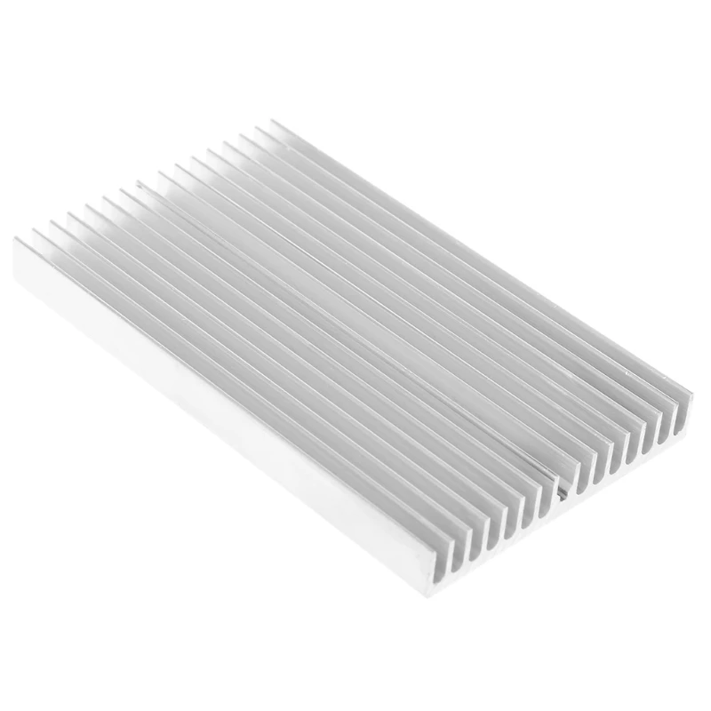 

1 PC 100*60*10mm Aluminum Heat Sink DIY Cooler For IC Chip LED Power Transistor L4MA