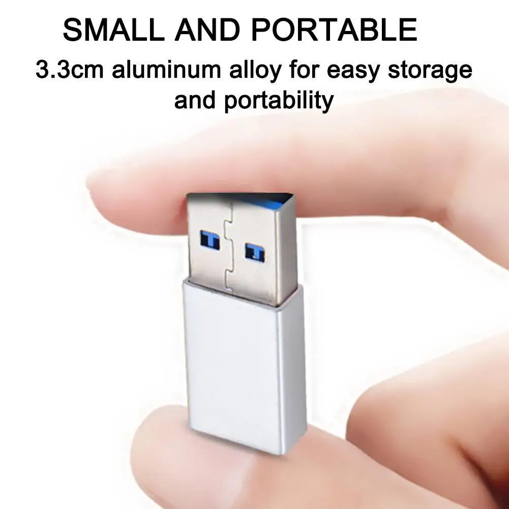 

1Pc Type C Female To USB 3.0 Male OTG Adapter Charger Charging Type-C C to Adaptador Nexus For Macbook Converter USB To F4V6