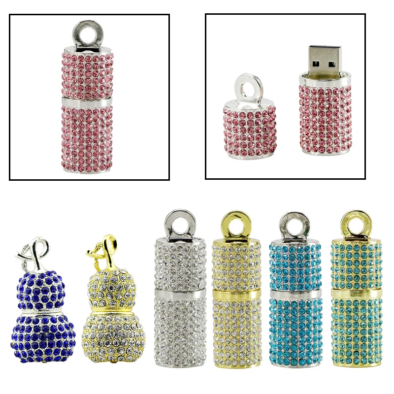Полный Ёмкость USB Stick 16 ГБ PenDrives 32 ГБ Кристалл Тыква USB Flash 4 ГБ Флешка флэш-64 ГБ Memory Stick флэш-накопитель Drive 2,0