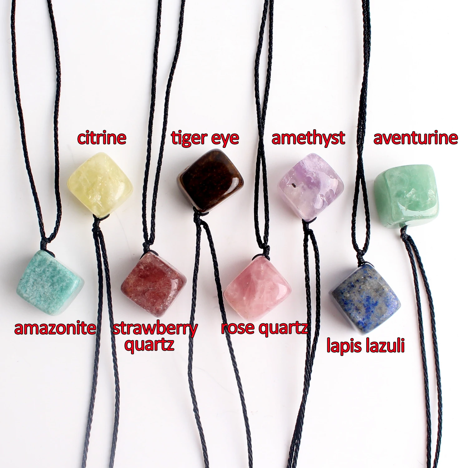 1 шт. натуральный кристалл полированный квадратный камень подвеска аметист