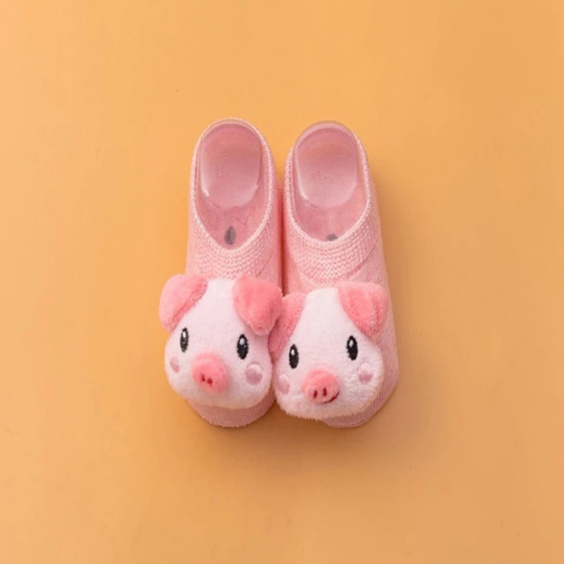 As the picture shows Newborn Baby Cartoon Soft Soled Slippers Anti Slip Socks Sock Boys Girls Infant Toddler Anti-slip Floor Socks - Цвет: As the picture shows