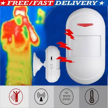 

Wireless Driveway Alert Infrared PIR Motion Sensor Detector Home Security System