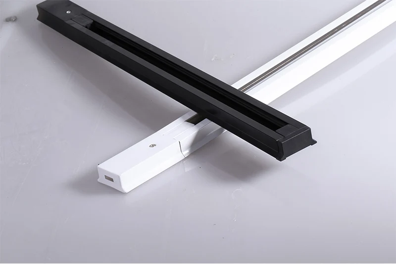 Description Picture 5 of itemBlack White Led Track Light Rail 0.5M 1M One Phase Two Wire System T Connectors Universal Aluminum Track for Spotlights