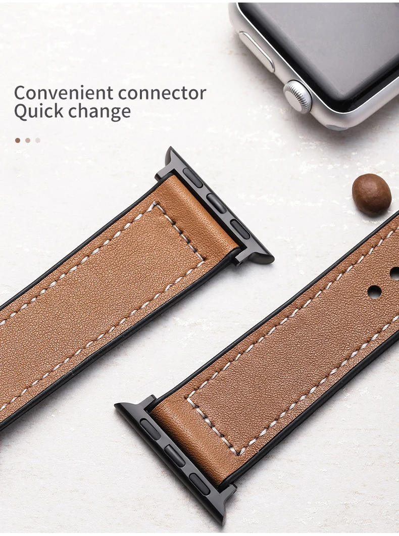 DIMU кожаный силиконовый ремешок для наручных часов Apple Watch 4 40 мм 44 браслет, ремешок для наручных часов iwatch, ремешок Series 5/4/3/2/1 38 мм 42 мм ремешок для часов