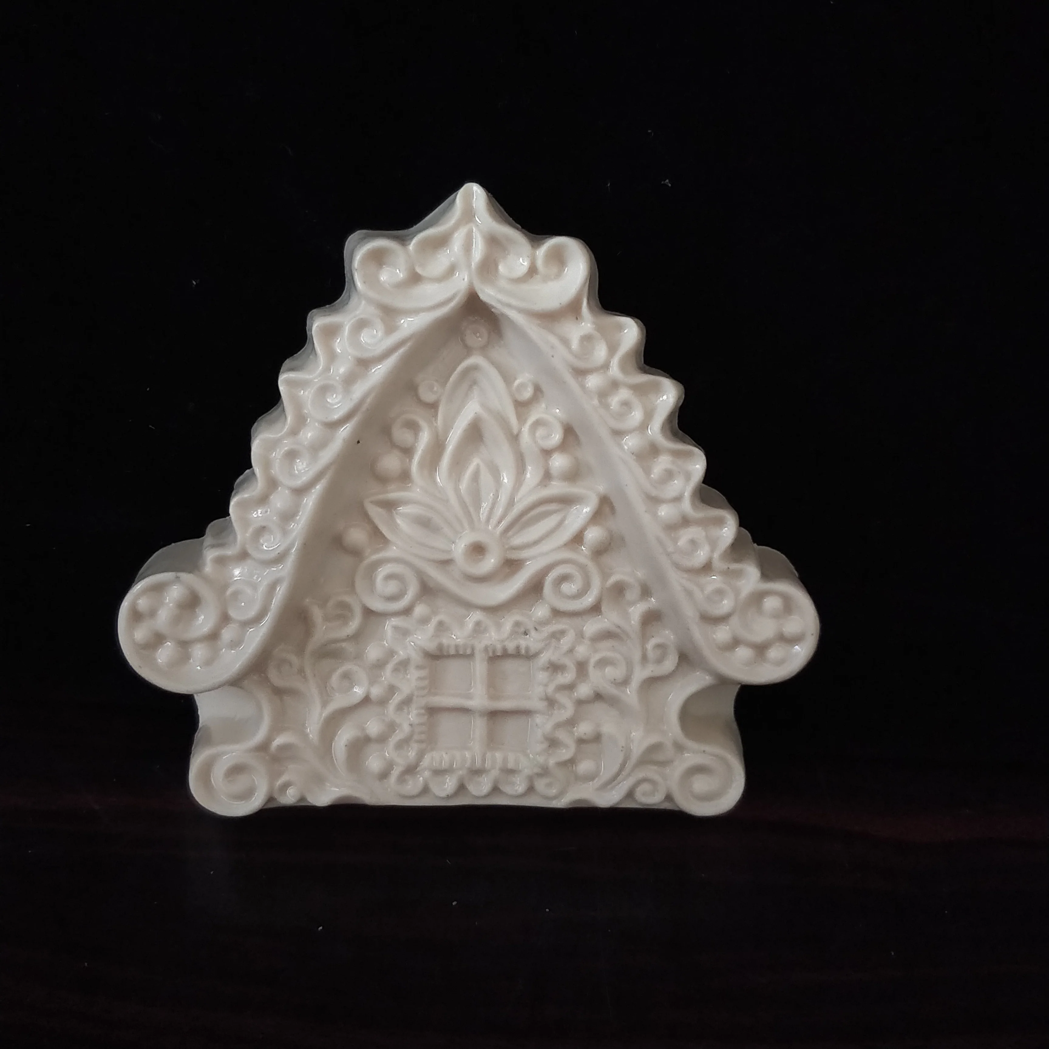 

HC0160 PRZY Silicone Mold house Soap Molds 2020 New Year Soap Christmas cottage Clay Resin Gypsum Chocolate Candle Candy Mold