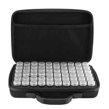 

Storage Box 60 Bottles Diamond Painting Box Tool Container Carry Case Holder Hand Bag Zipper Design Shockproof Durable Organizer
