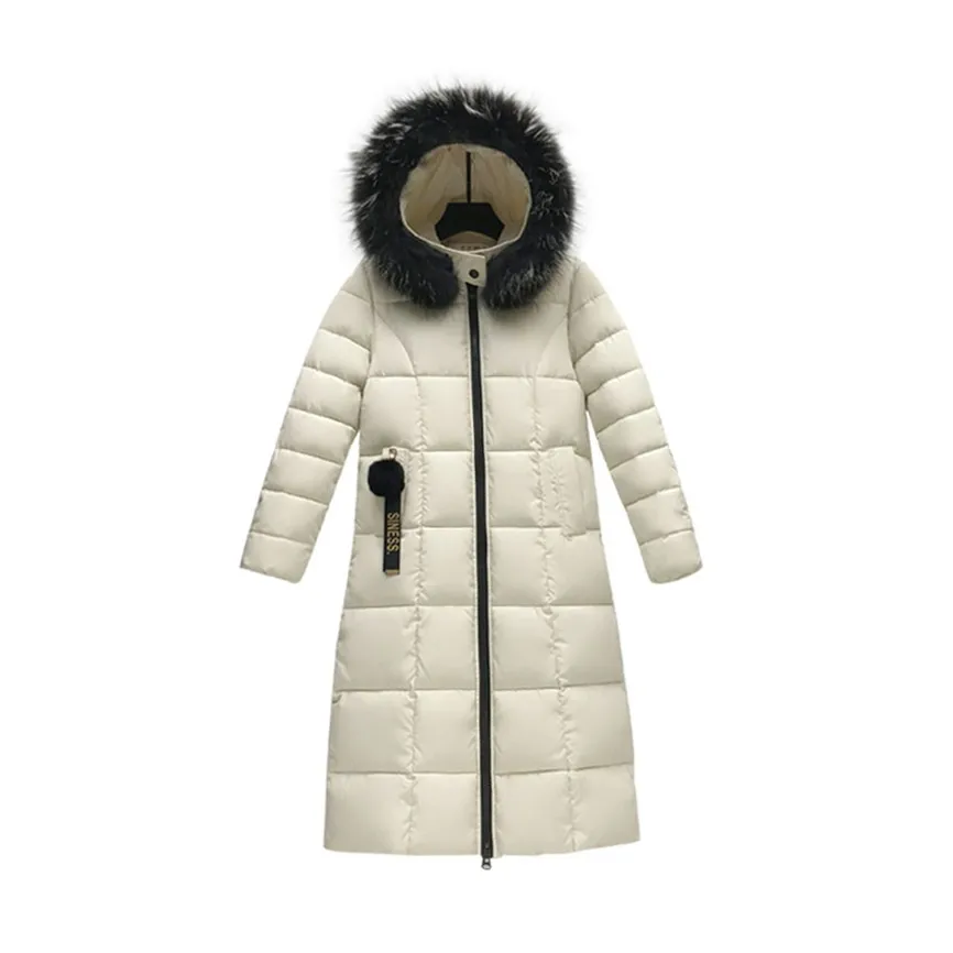 Женская зимняя теплая куртка с капюшоном и карманами на молнии, Женская приталенная куртка, элегантное пальто, верхняя одежда для женщин