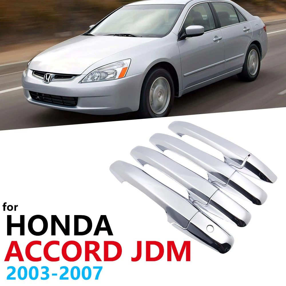 Роскошная хромированная накладка на дверную ручку отделка для Honda Accord JDM 2003 2004 2005