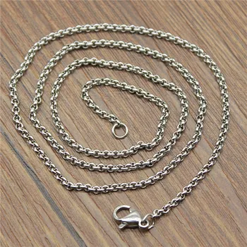 

5pcs 45cm Length 2mm Chain With Lobster Clasp Stainless Steel Material Jewelry Findings For Necklace Making