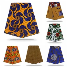 Нигерийский Анкара Африканский Воск принты ткань настоящий голландский настоящий воск голландский воск ткань голландский воск хлопок воск ткань