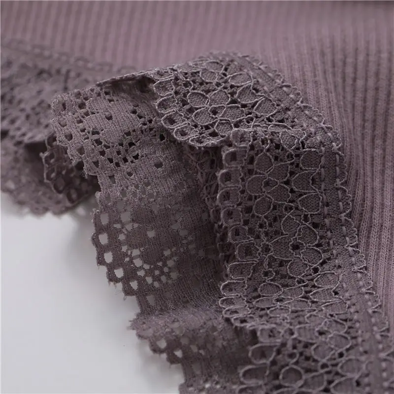 Lace Cotton Brazilian Panties Set - Womens Sexy G-String Thongs Plus Size M-2XL 3PCS