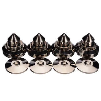 

Speaker stand Spike Feet pad For DAC Bookshelf Amplifier CD play Shockproof foot pad Audio Accessories DIY Zinc Alloy New 4sets