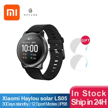 

Xiaomi Haylou Solar Smart Watch LS05 Sport Metal Heart Rate Sleep Monitor IP68 Waterproof iOS Android Global Version for Xiaomi