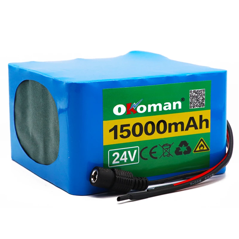 OKoman 6S6P 24V 15Ah 25,2 V литиевая батарея для электровелосипедов, скутеров, инвалидных колясок, Кроппер с BMS