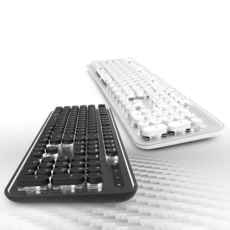 Dual Model Wireless Bluetooth Mechanical Keyboard Stream Punk For Mac Windows Phone Tablet Keyboard Gaming Accessories