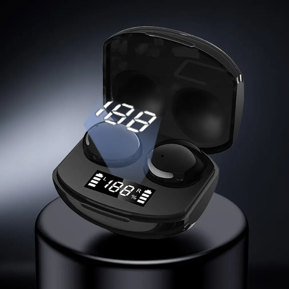 

2020 new hot Mini Compact Bilateral Stereo Sports Bluetooth 5.0 Wireless Earphone With Led Power Display
