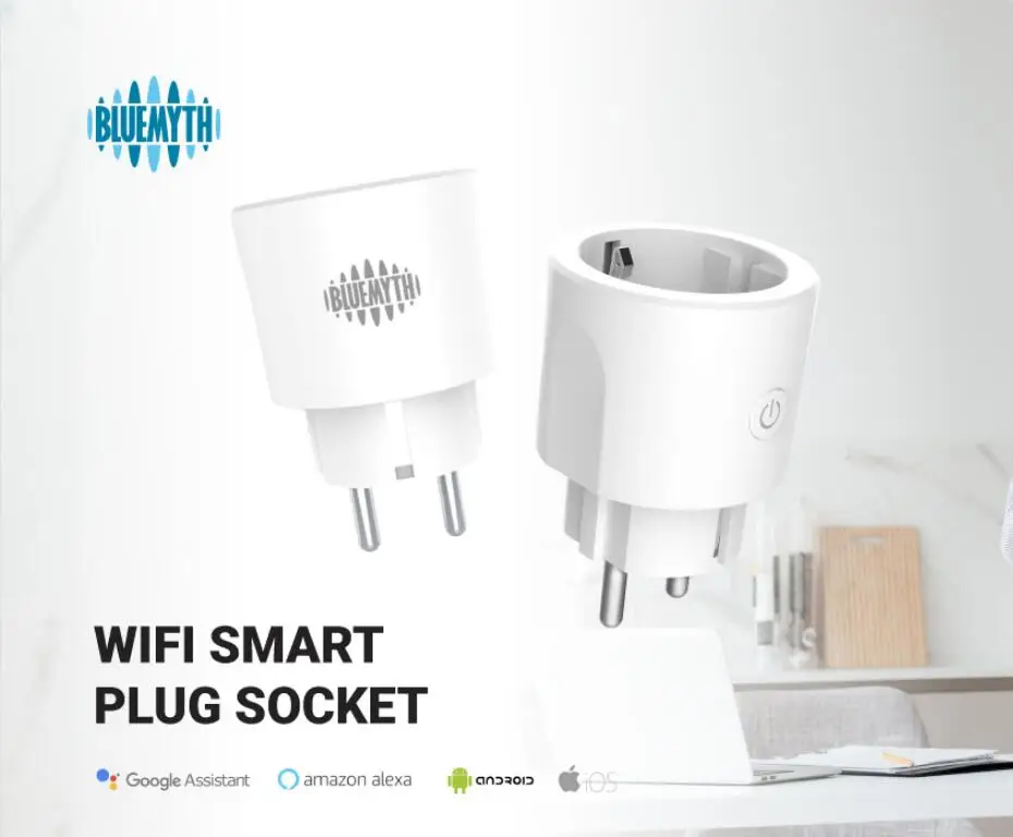 

16A Power Smart Plug EU WiFi Socket Timing Function SmartLife APP Control Works with Alexa Google Voice Control