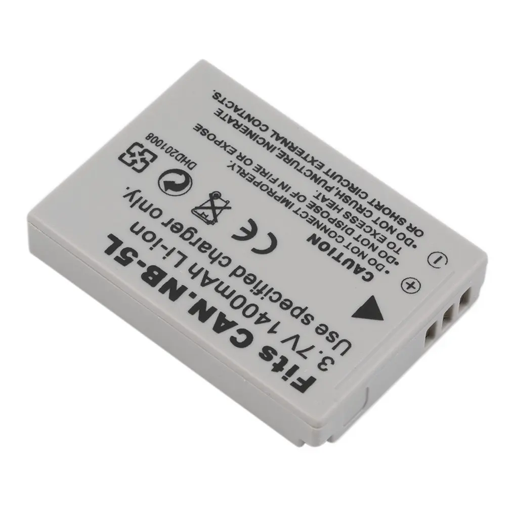 

2PCS 3.7V 1400MAH Replacement Li-Ion Battery for CANON NB-5L Camera
