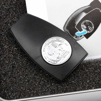 

Badge Key Back Cover Remote Control Back Cover 1/3/5pcs Metal Badge Key Back Cover for Mercedes-Benz Car AMG W204 W212 W218 W221
