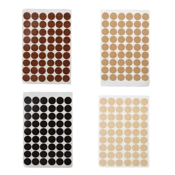 

54Pcs 20mm Wooden Furniture Self Adhesive Cabinet Screw Cap Covers Hole Stickers L4MB
