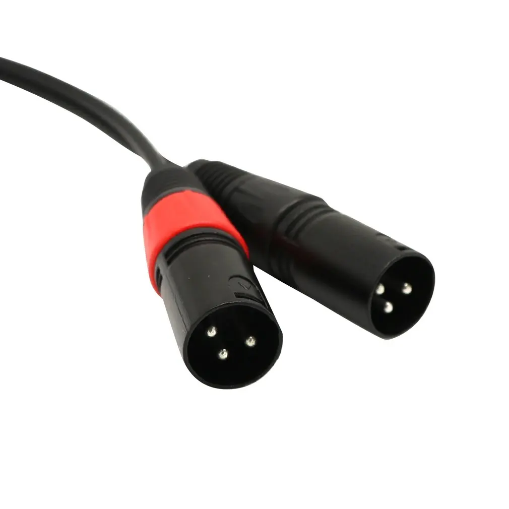 Mini Jack стерео TRS для двойного XLR 3 Pin Женский Межблочный кабель Y сплиттер соединительный кабель, шнур Кабель-адаптер