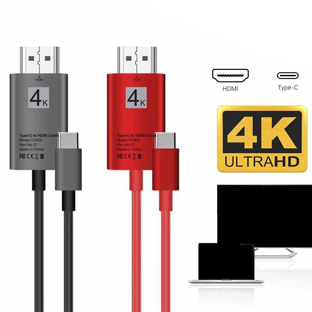 USB C type C к HDMI адаптер USB 3,1 USB-C к HDMI 4K 2K адаптер переходник для MacBook/huawei Matebook/Smasung S8