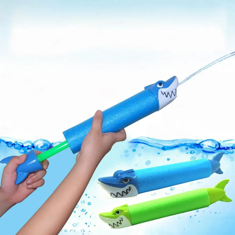 

Animal head shape design Summer Water Gun Outdoor Game Kids Swimming Pool Shark Crocodile Squirter Toy For Child Beach Games