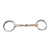 Horse Bit Stainless Steel Ring Snaffle Bits Copper Mouth Product 12.5cm Iron Nickel Plated Bits 4