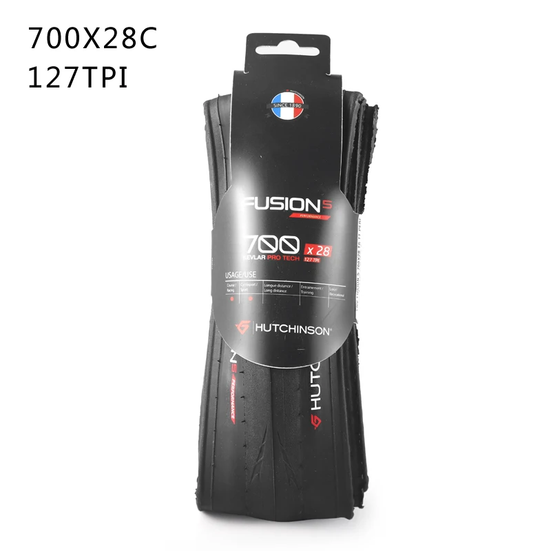 700x28c Франция HUTCHINSON 700 23C 25C 28C 127TPI велосипедные шины 700c кевлар для ремонта проколотых шин шоссейные велосипедные шины 190 г гоночные велосипедные шины - Цвет: 700x28c