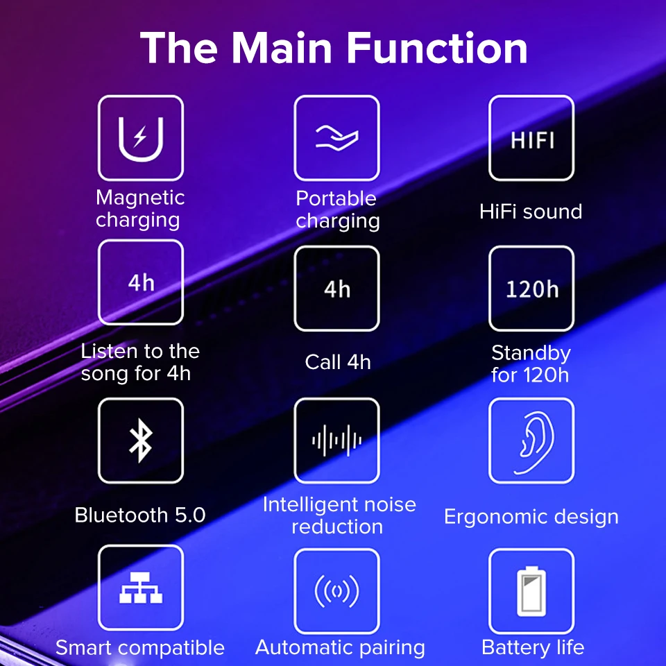 Dofeel Мини Bluetooth 5,0 наушники-вкладыши TWS с двойной проход 5D стерео наушники спортивные игровые вождения наушники с микрофоном для iphone 7 8 x