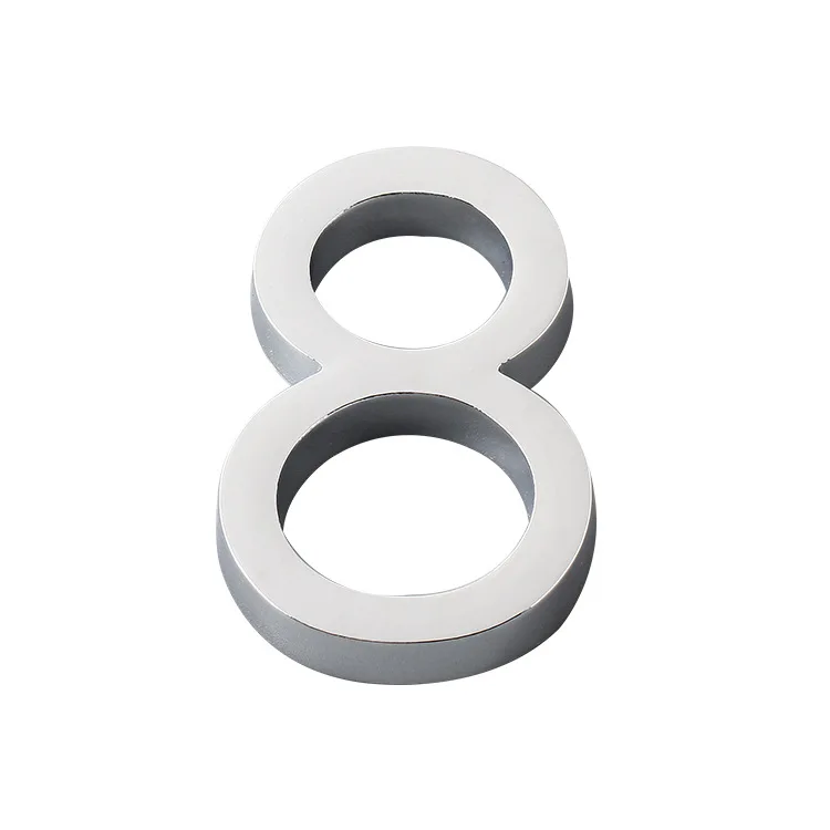 House number signs 1pc 3D numeral door plaque house drawer sign plating gate digits 0 to 9 plastic tag hotel home sticker address