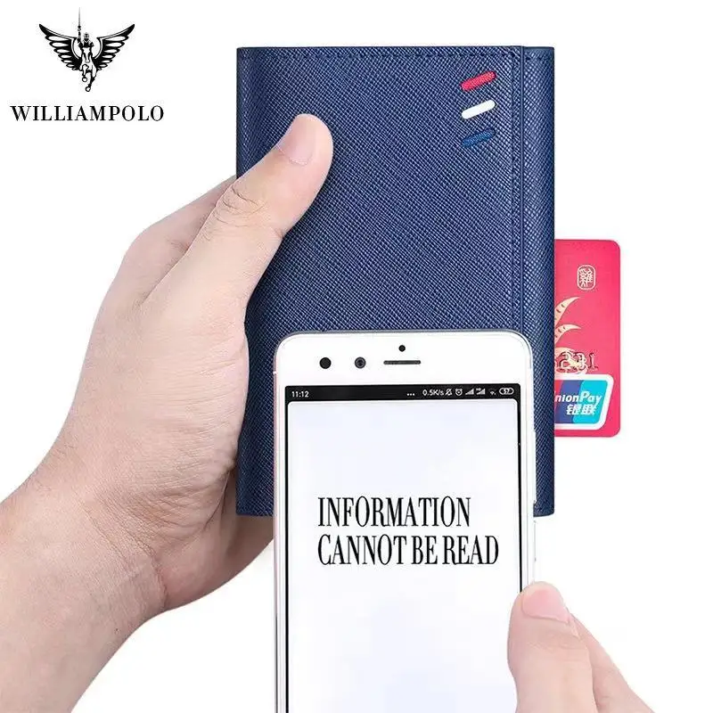 Мужская Натуральная кожа RFID карта посылка тонкий кредитный держатель для карт кошелек мини Чехол для карт дизайн Новая мода