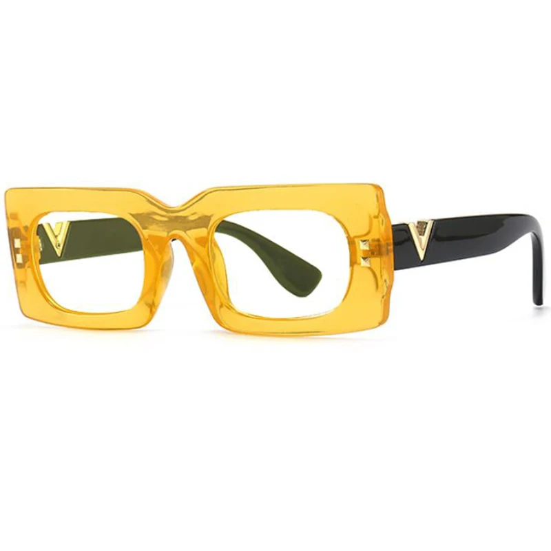 Vintage Black Square Reading Glasses 