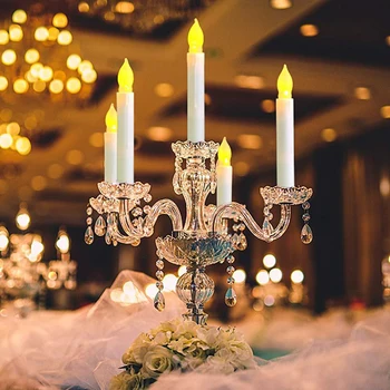 

12pcs LED Simulation Candle Flame Light LED Electronic Candle Decorative Lamp for Christmas Tree Home Party Wedding Supplies