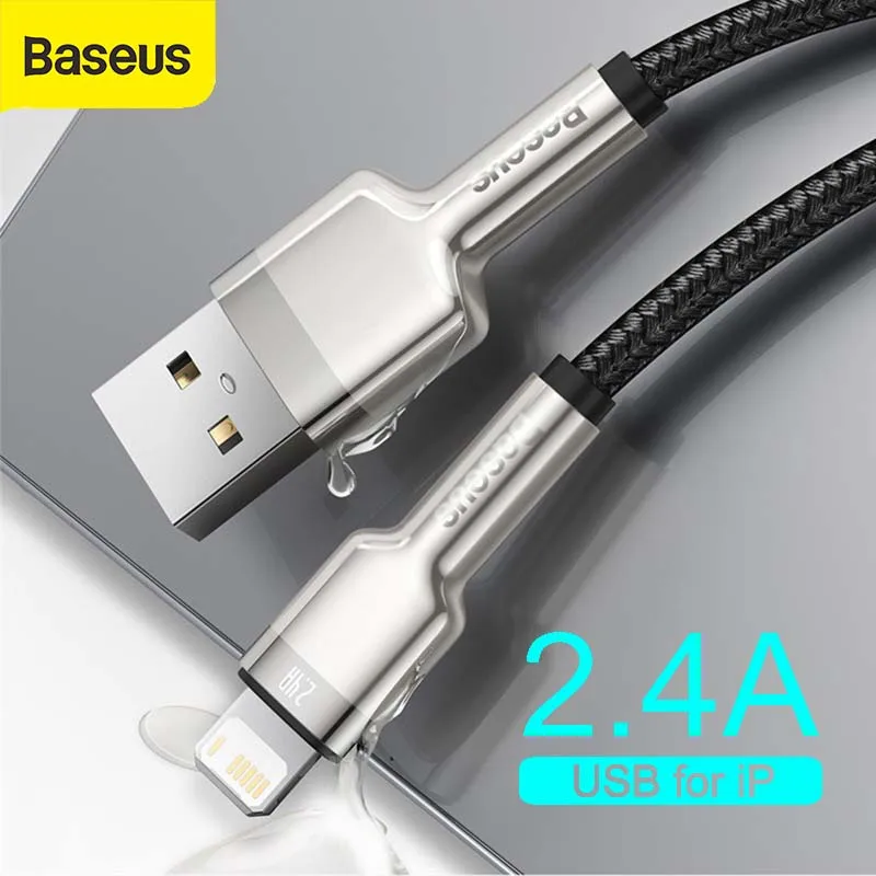Baseus USB for IP Cable iPhone 11 12 Pro Max Xs Xr X 2.4A Fast Charging Ipad Plus Quick Charger |