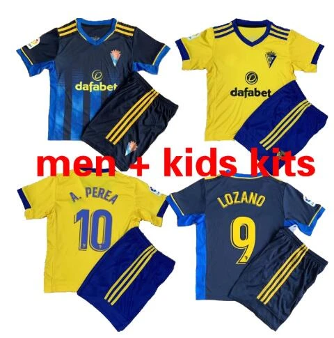 2020 2021 Adults Cadiz Soccer Jersey Men And Kids Kits Cf 20 21 Lozano Alex Bodiger Juan Cala Camiseta Shirts Casual T Shirt T Shirts Aliexpress