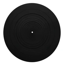 Антивибрационные антистатические LP проигрыватель записывающая площадка Замена Плоский Поворотный стол силиконовый вращающийся уменьшить шок ультра тонкий диск Круглый