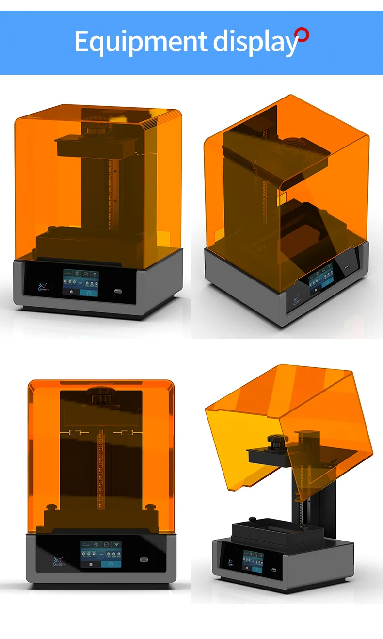HiTry 2K lcd 3D принтер wifi версия воск/Литье/УФ Смола 6 дюймов ЖК лампа отверждения SLA/DLP 3 принтера