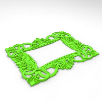 

Dots flower pattern frame 3D model STL format design file CNC router carving ArtCAM Aspire Type3 engraving carving file A1193