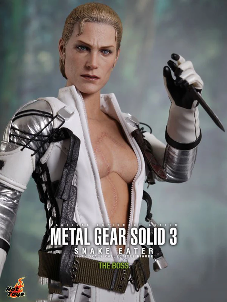 In Stock Collectible 1/6 Scale HotToys VGM14 Metal Gear Solid 3 Snake Eater The Boss Action Figure Model for Fans Gifts