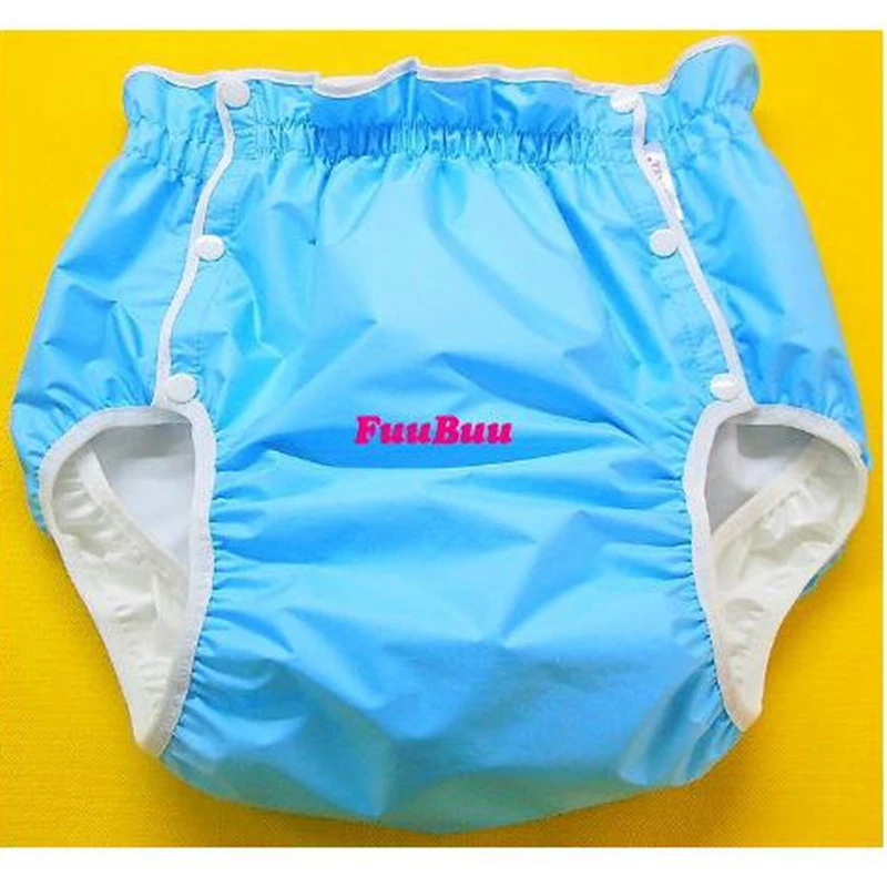Waterproof Pants Adult Diaper Incontinence Pants Pocket Diapers 2PCS FUUBUU2226