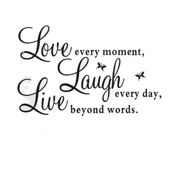 

English Butterfly Removable Self-adhesive Window Wall Stickers Decal Decor Exquisite Wall Stickers For Home Decoration