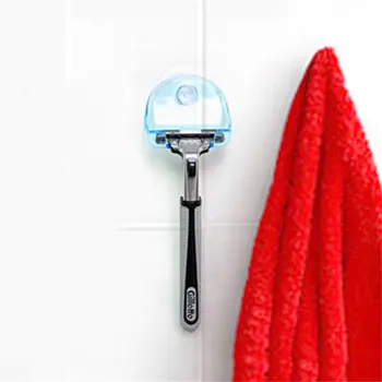 

Universal Bathroom Shaver Toothbrush Holder Washroom Wall Sucker Suction Cup Razor Holder Hook Hanger Hanging Rack Storage Shelf