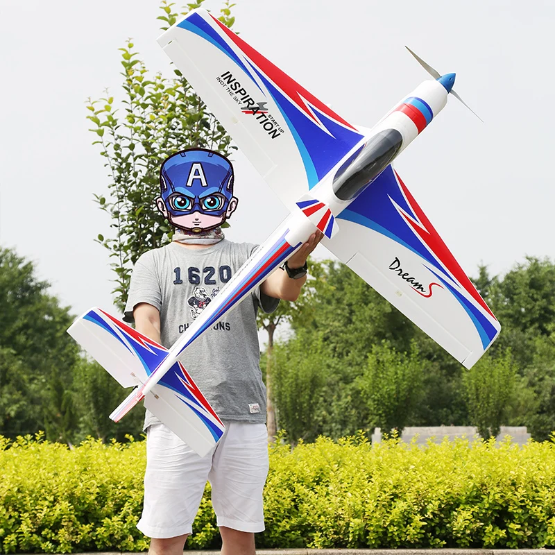 F3A пропеллер 3D RC самолет 1400 мм размах крыльев 50E класс
