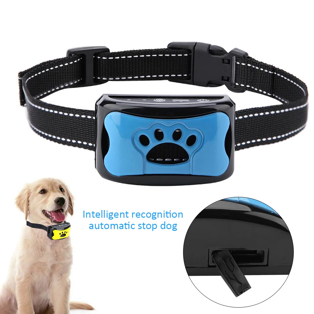 Dog Intelligent Waterproof Anti Bark Collar No Barking Remote Shock Deterrent Electric Vibration Dog Collars Training 1 Dog Intelligent Waterproof Anti Bark Collar No Barking Remote Shock Deterrent Electric Vibration Dog Collars Training 3