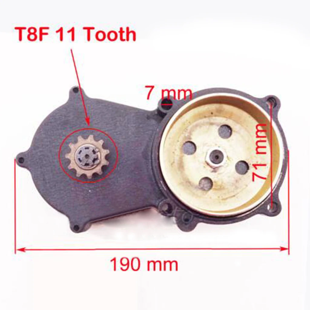 ATV 47 / 49cc T8F 11T 2 Speed ​​Gearbox Gear Shift Transmission Course