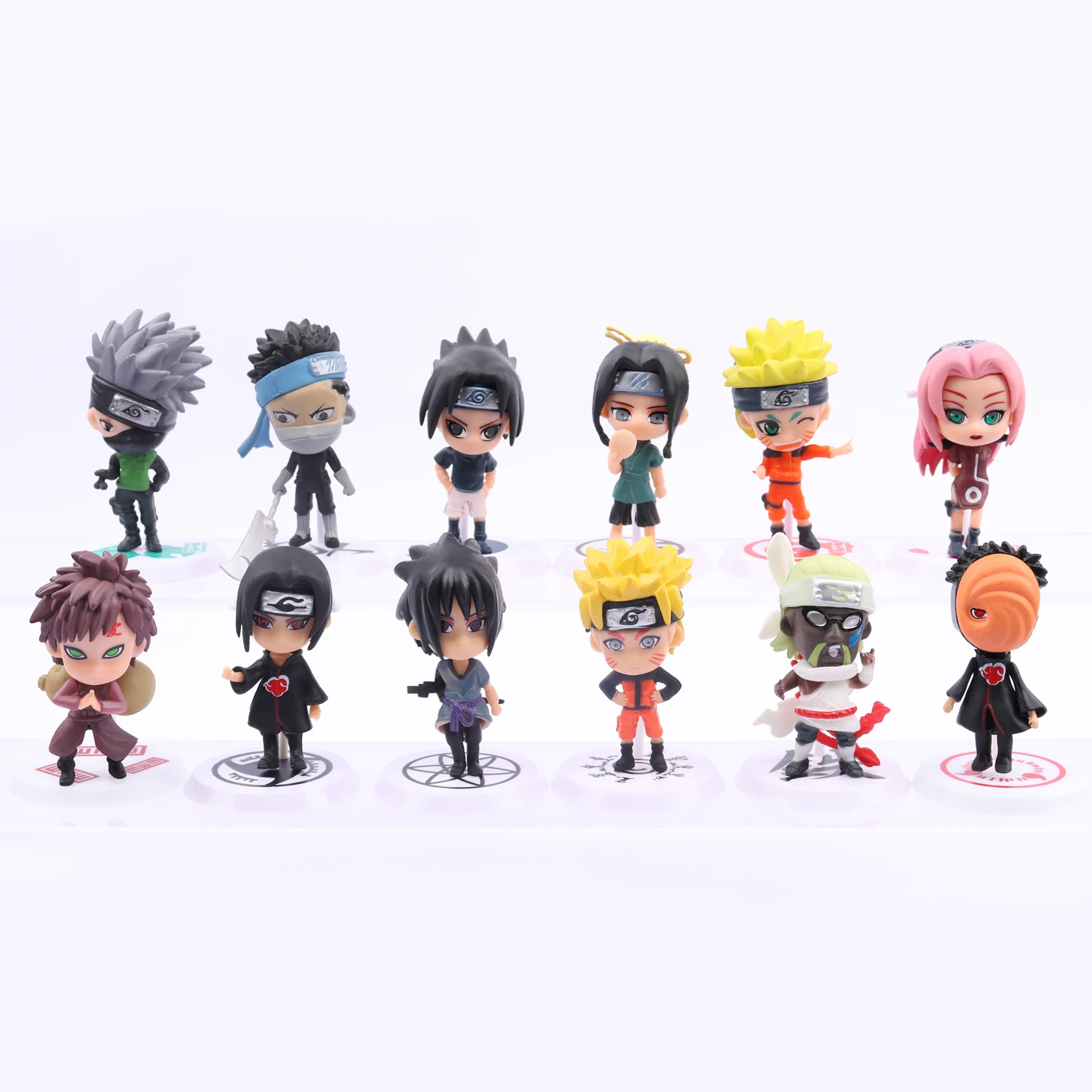 

6Pcs Naruto Doll Kawaii Action Figure Anime Figure Anime Children's Gifts Sasuke Naruto Figure Halloween Gift