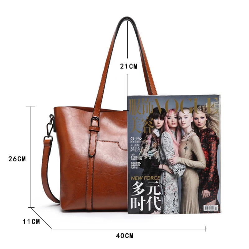 Сумка на плечо bolsa feminina, роскошная женская сумка, Дизайнерские летние сумки, клатч, винтажная сумка-мессенджер, коричневая кожаная большая сумка тоут
